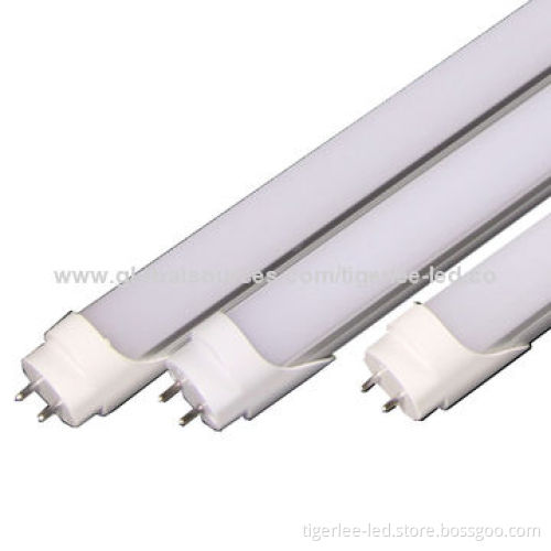 T8 LED tubes with 9W, 18W and 22W, AC85-265V, Epistar SMD2835, 50,000 hours lifespan
